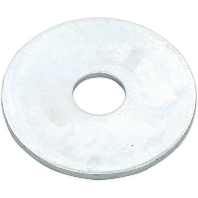 50 PackZinc Plated Repair WasherM10 X 38mmMetricMetal Spacer from B&Q