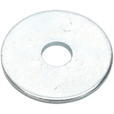 100 PackZinc Plated Repair WasherM6 X 25mmMetricMetal Spacer from B&Q