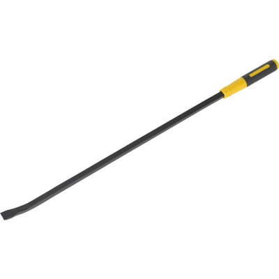 900mm Heavy Duty 25 Degree Pry Bar With Hammer- Hardened Steel ShaftSoft Grip from B&Q