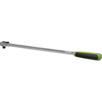  - Extra Long 72-Tooth Flip Reverse Ratchet Wrench3/8 Inch Drive With Comfort Grip