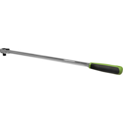  - Extra Long 72-Tooth Flip Reverse Ratchet Wrench1/2 Inch Drive With Comfort Grip
