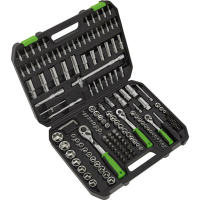 171-Piece Premium Socket And Ratchet Handle Set For Professionals from B&Q