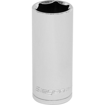 23mm Chrome Plated Deep SocketDurable 1/2 Inch Drive Tool For Professionals And Diy Enthusiasts