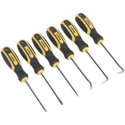  - 6 Pack Precision Microtip Screwdriver And Pick Hook Set For Diy Enthusiasts