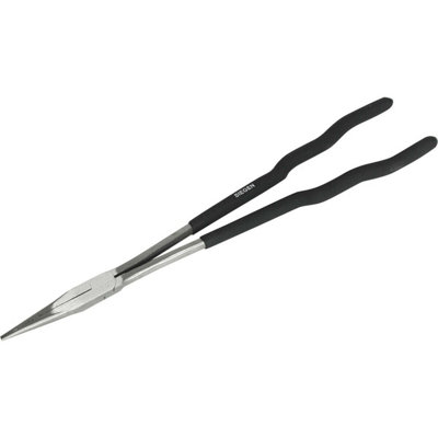  - 400mm Extra-Long Straight Needle Nose Pliers70mm JawDrop Forged Steel