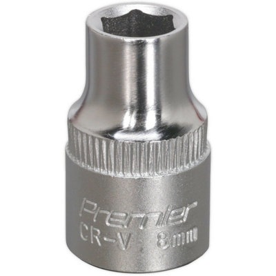 8mm Chrome Vanadium Forged Steel Drive Socket3/8 Inch Square Drive Tool