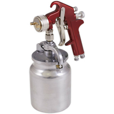 Professional Premium Suction Fed Spray Gun With 2mm Nozzle For Automotive Refinishing