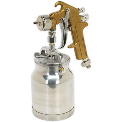 Versatile Adjustable Suction Fed Gun With 1.7mm Nozzle For Automotive Refinishing