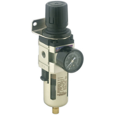 Efficient Workshop Air Supply Filter And Regulator With 70 Cfm Max Airflow from B&Q
