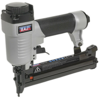 Premium Lightweight Aluminium Air Staple Gun With Safety Trigger - 13-32mm Capacity