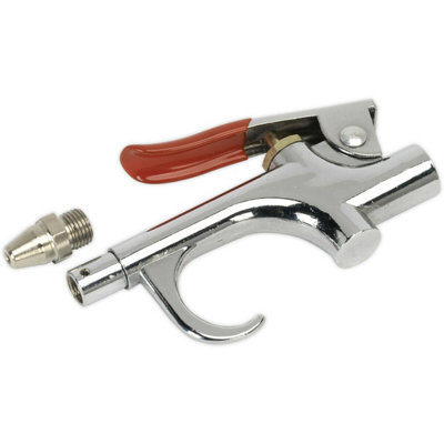 Professional Palm Type Air Blow Gun With Jet And Safety Nozzle from B&Q