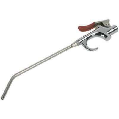180mm Palm Type Air Blow Gun With 1/4" Bsp Inlet And Extended Lance For Efficient Cleaning from B&Q
