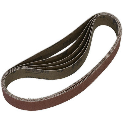  - High-Quality 5 Pack Sanding Belts 30mm X 540mm60 Grit Aluminium Oxide