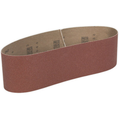  - Premium 100mm X 915mm Sanding Belt60 Grit Aluminium Oxide Cloth Backed Loop For Precision Sanding