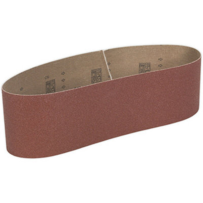 High-Quality 100mm X 915mm Sanding Belt100 Grit Aluminium Oxide For Optimal Performance from B&Q