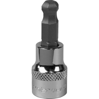 B&Q Premium 8Mm Ball-End Hex Socket Bit For 3/8" Drive - Chrome Vanadium Quality