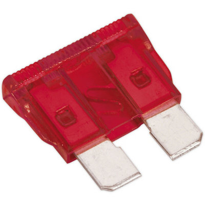 50 Pack 10 Amp Automotive Blade Fuses For VehiclesDurable Car Fuse Set from B&Q