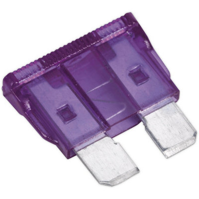 50 Pack Of 3 Amp Automotive Blade Fuses For Cars And Vehicles from B&Q