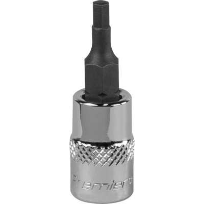 3mm Chrome Vanadium Forged Hex Socket BitDurable 1/4" Square Drive Tool