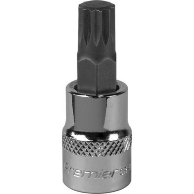 M10 Chrome Vanadium Forged Spline Socket Bit3/8 Inch Drive For Precision Wrenching from B&Q