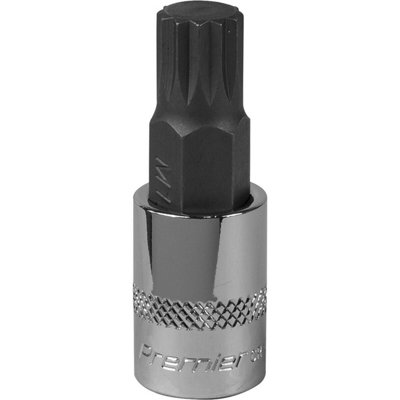 - Durable M12 Forged Spline Socket Bit3/8 Inch Drive Chrome Vanadium Tool
