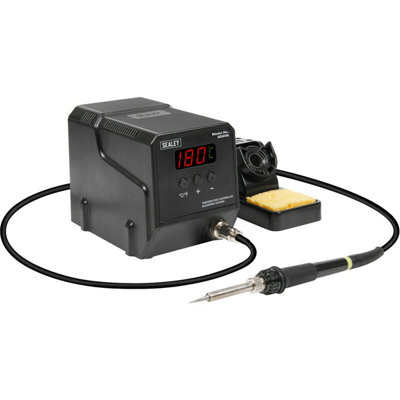 60W Electric Soldering Station / Solder Iron50 To 480 Degrees C Temperature Control from B&Q