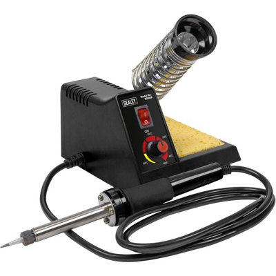 48W Electric Soldering Station / Solder Iron160 To 480 Degrees C Temperature Control from B&Q