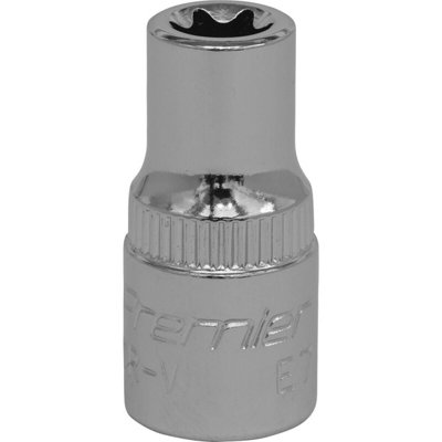  - E7 Trx Star Socket Bit1/4" Square DrivePremium Drop Forged Head Knurled