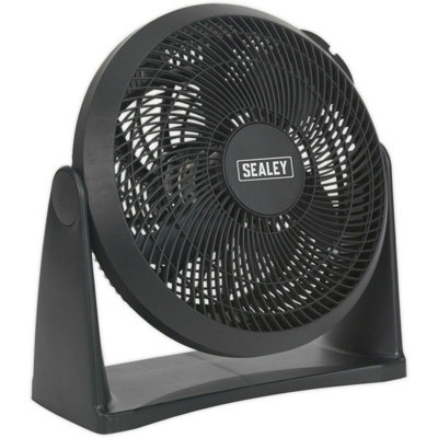 12 Inch Composite Desk Or Floor Standing Fan3 Speed Settings3-Pin Uk Plug from B&Q