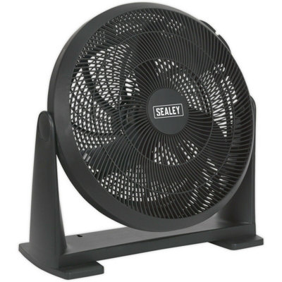 16 Inch Composite Desk Or Floor Standing Fan3 Speed Settings3-Pin Uk Plug from B&Q