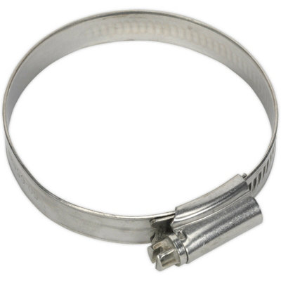 10 Pack Stainless Steel Hose Clip55 To 64mm DiameterHose Pipe Clip Fixing from B&Q
