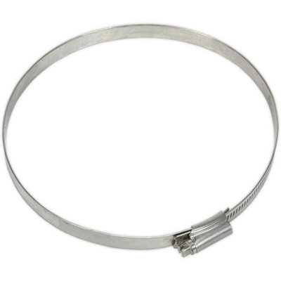 5 Pack Stainless Steel Hose Clip130 To 150mm DiameterHose Pipe Clip Fixing from B&Q