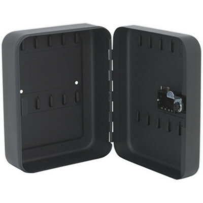  - Secure Wall Mounted Mini Key Cabinet SafeHolds 20 Keys With 3-Digit Combination Lock