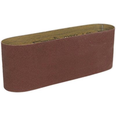High-Quality 100mm X 610mm Sanding Belt80 Grit Aluminium Oxide For Optimal Performance from B&Q