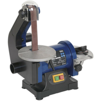Versatile Portable Disc And Belt Sander For Woodworking250W 230V from B&Q