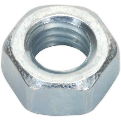  - 100 Pack Of M5 Steel Hex Nuts0.8mm PitchDin 934 Compliant Fasteners