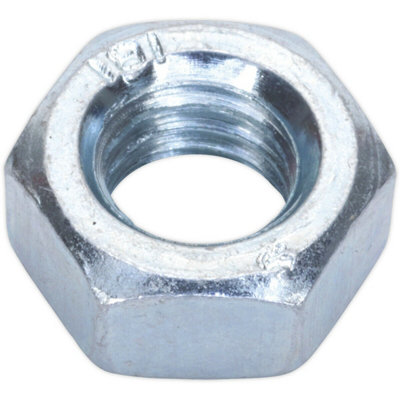  - 100 Pack Of M8 Steel Hex Nuts With 1.25mm PitchDin 934 Certified Quality
