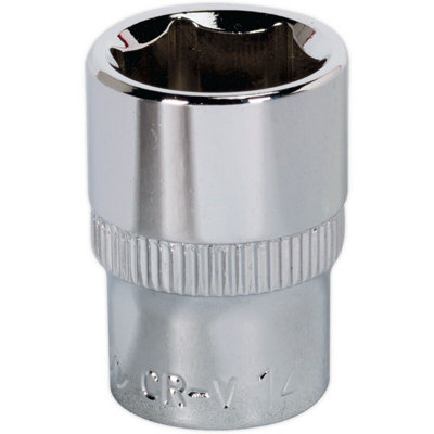 14mm Forged Chrome Vanadium Drive SocketDurable 3/8" Square Drive Tool from B&Q