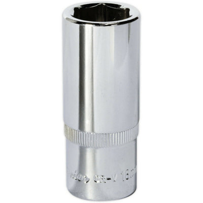 18mm Deep Drive SocketForged Steel Chrome Vanadium 3/8" Square Drive from B&Q