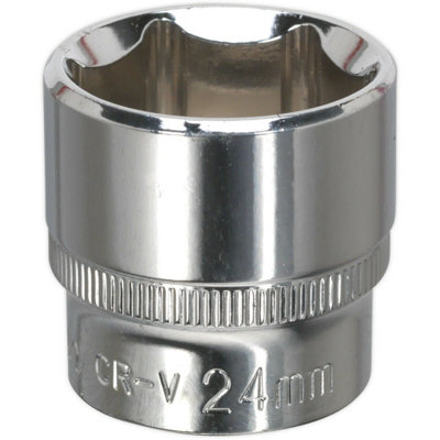 Premium 24mm Forged Steel Drive Socket3/8 Inch Square Drive