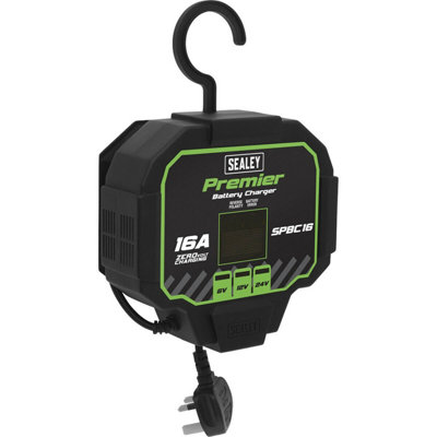 16A Fully Automatic Battery Charger And Maintainer7 Stage Smart Charging For All Battery Types from B&Q