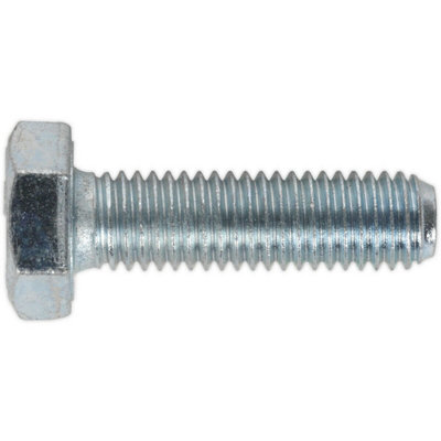  - 25 Pack M10 X 35mm Ht SetscrewsGrade 8.8 Zinc Coated Fully Threaded Din 933