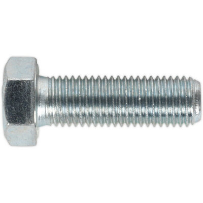  - High-Quality M16 X 50mm Setscrew10 PackGrade 8.8 Zinc Coated Fully Threaded Din 933