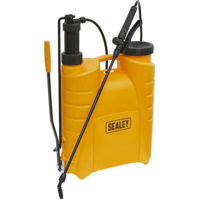 B&Q 16L Heavy Duty Backpack Sprayer With Interchangeable Nozzles For Garden Use