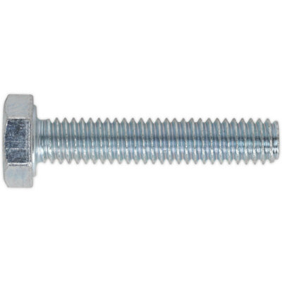 50 Pack High Tensile M4 X 20mm SetscrewsGrade 8.8 Zinc Plated Fully Threaded Din 933 from B&Q