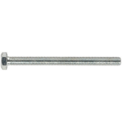 50 Pack High Tensile M6 X 75mm SetscrewsGrade 8.8 Zinc Coated Fully Threaded Din 933 from B&Q