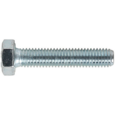 50-Pack M8 X 40mm Zinc Grade 8.8 Fully Threaded SetscrewsDin 933 from B&Q