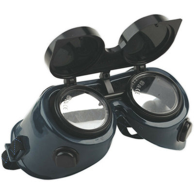 Gas Welding Goggles With Flip Up LensShade 5Indirect VentilationPpe from B&Q