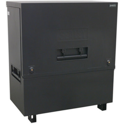 Heavy Duty Welded Steel Tool Vault With Gas Struts And Secure Locking System from B&Q