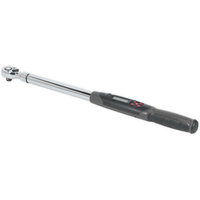 Precision Digital Torque Wrench With Angle Function1/2" Drive20 To 200 Nm Range from B&Q